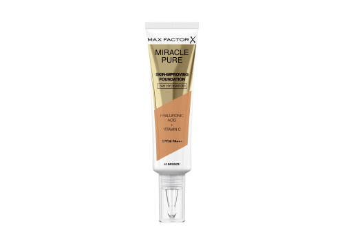 Max Factor Miracle Pure Spf 30 Pa+++80 bronze fondotinta liquido idratante 30ml