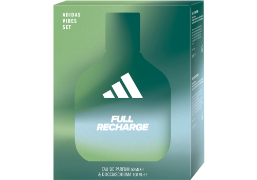 Adidas Full Recharge fragranza rivitalizzante cofanetto con eau de toilette 50ml + docciaschiuma 100ml