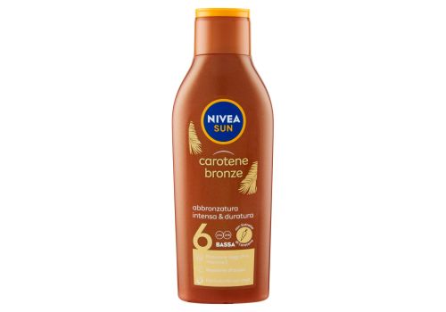 Nivea sun carotene bronze spf 6 bassa abbronzante 200ml