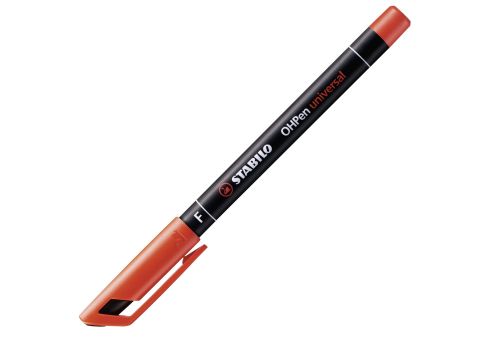 Stabilo ohpen universal marcatore permanente per superfici lisce tratto fine 0,7mm rosso