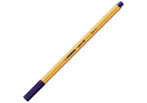 Stabilo penna fineliner point 88 blu notte