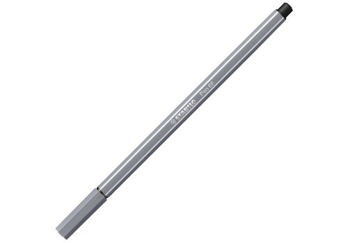 Stabilo pen 68 pennarello premium grigio scuro