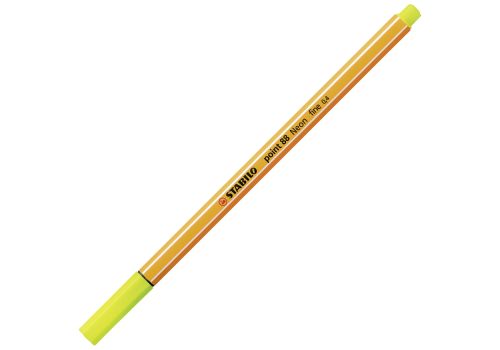 Stabilo penna fineliner point 88 giallo fluo
