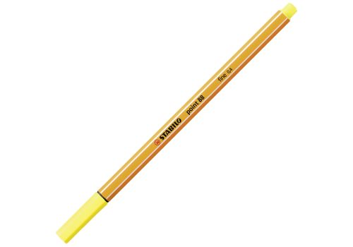 Stabilo penna fineliner point 88 giallo limone