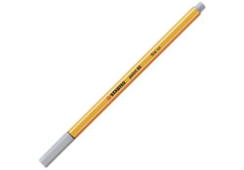 Stabilo penna fineliner point 88 grigio medio