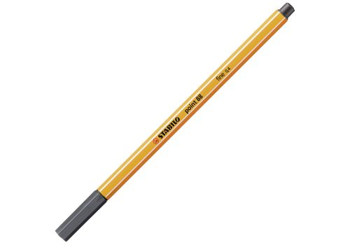 Stabilo penna fineliner point 88 grigio nerastro