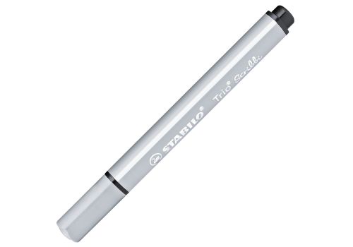 Stabilo trio scribbi pennarello triangolare con punta ammortizzata grigio elefante