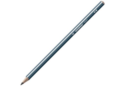 Stabilo trio matita in grafite gradazione hb petrolio