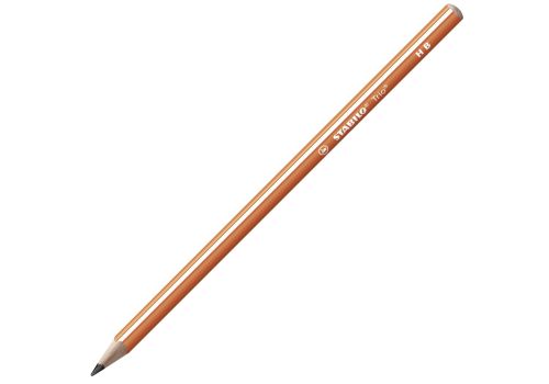 Stabilo trio matita in grafite gradazione hb arancione