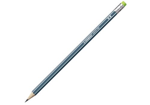 Stabilo pencil 160 matita in grafite con gommino gradazione hb petrolio