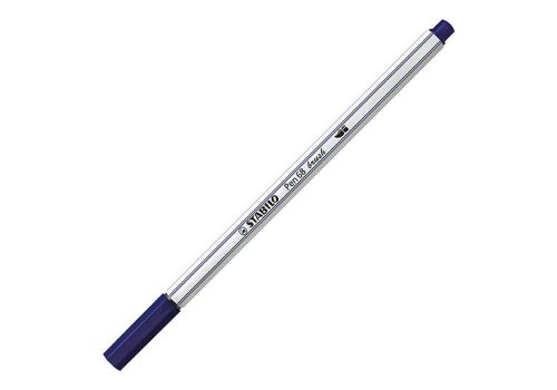 Stabilo pen 68 brush pennarello premium con punta a pennello blu di prussia