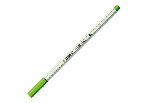 Stabilo pen 68 brush pennarello premium con punta a pennello verde foglia
