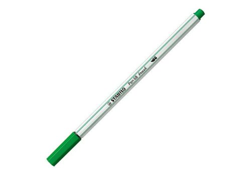 Stabilo pen 68 brush pennarello premium con punta a pennello verde