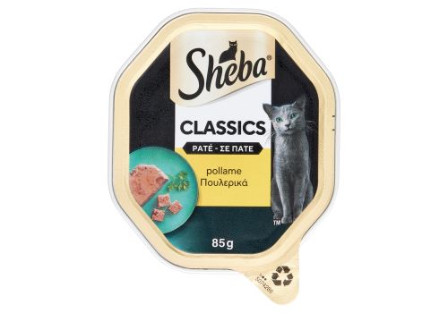 Sheba Classics Patè bocconcini con tacchino per gatto 85 grammi