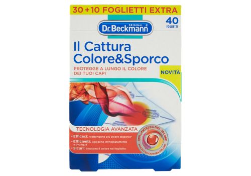 Dr. Beckmann fogli cattura colore & sporco 40 pezzi