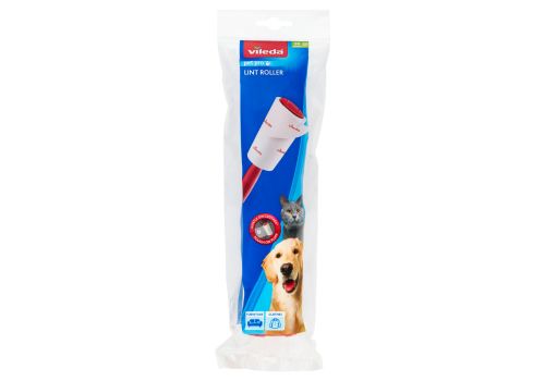 Vileda pet pro lint roller spazzola adesiva cattura peli per animali domestici