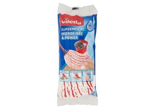 Vileda supermocio microfibre & power pulizia profonda e assorbente 1 pezzo