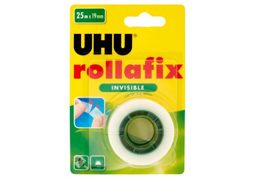 UHU rollafix invisible nastro adesivo 25m x 19mm