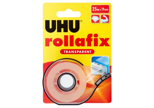 UHU rollafix transparent nastro adesivo 25m x 19mm