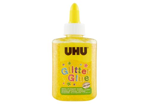 UHU glitter glue colla glitter giallo 88,5ml