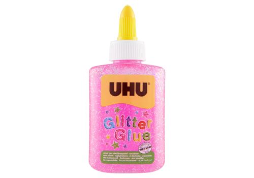 UHU glitter glue colla glitter rosa 88,5ml
