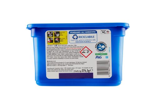 Dash pods all in 1 bouquet di primavera detersivo lavatrice in capsule 15 pezzi