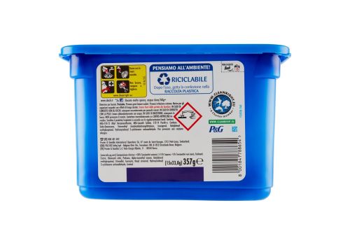 Dash pods all in 1 salca colore detersivo lavatrice in capsule 19 pezzi