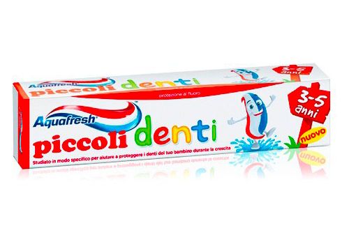 Aquafresh Piccoli Denti Dentifricio 3-5 Anni 50ml
