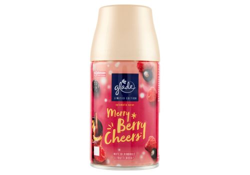 Glade merry berry cheers ricarica profumatore ambienti spray automatico 269ml