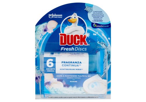 Duck fresh discs marine dischi gel igienizzanti wc applicatore + 6 dischetti