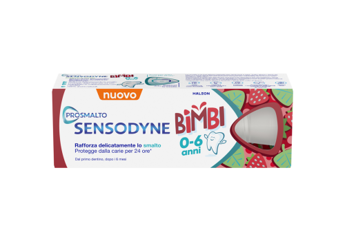 Sensodyne Pro-Smalto bimbi 0-6 anni dentifricio gusto fragola 50ml