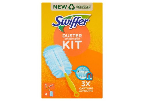 Swiffer duster kit cattura polvere con manico + 4 piumini