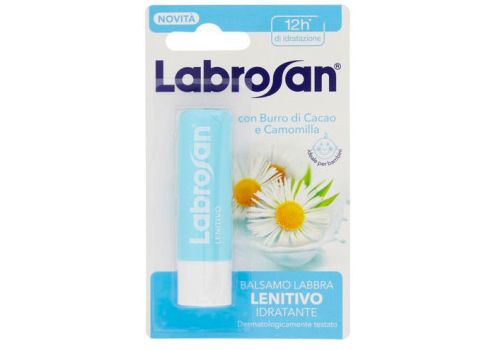 Labrosan Balsamo Labbra Lenitivo Idratante con Burro di Cacao e Camomilla 1 Stick