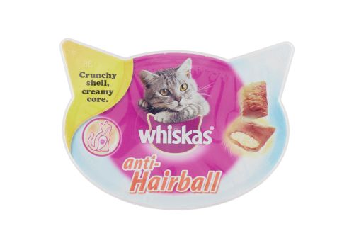 Whiskas anti-hairball snack con pollo per gatti 60 grammi