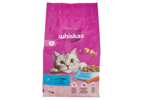 Whiskas crocchette per gatto con delizioso tonno 1,4 kg