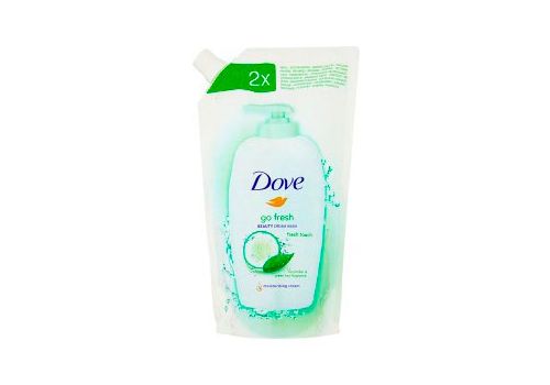 Dove go fresh touch beauty cucumber & green tea sapone liquido ricarica 500ml