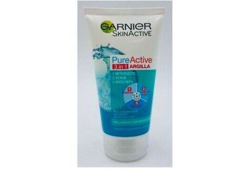 Garnier Skin Active Pure Active Argilla 3in1 Gel Detergente 150 ml