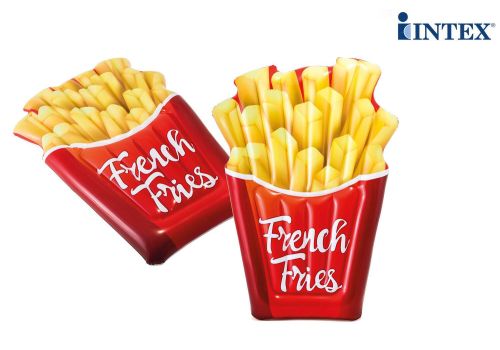 Intex materassino patatine fritte gonfiabile per mare e piscina 175 x 132cm