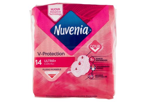 Nuvenia v-protection ultra+ assorbenti con ali 14 pezzi
