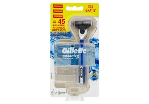 Gillette Mach3 Start rasoio da uomo + 3 lamette di ricambio