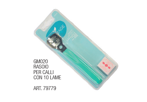 Vantage Rasoio per Calli con 10 Lame