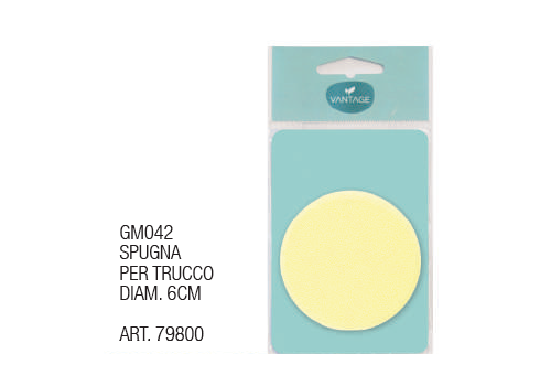 Vantage Spugna per Trucco Diametro 6cm 1 pezzo