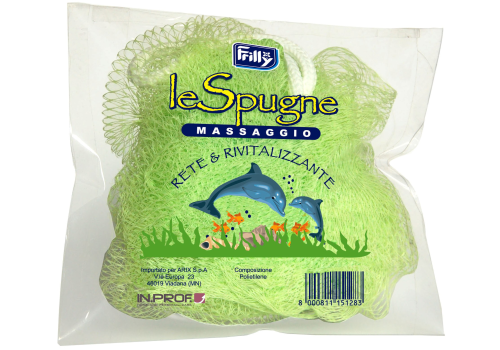 Frilly spugna a rete per il bagno