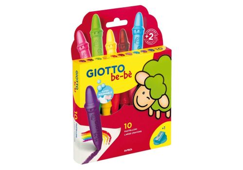 Giotto Be-Bè pastelloni a cera colorati 10 pezzi