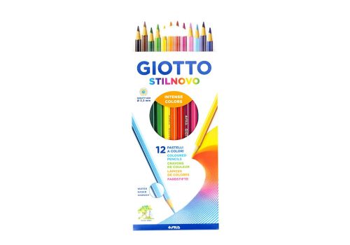 Giotto Stilnovo pastelli in legno colorati 12 pezzi