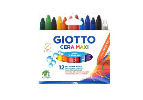Giotto Maxi pastelloni cera colorati 12 pezzi