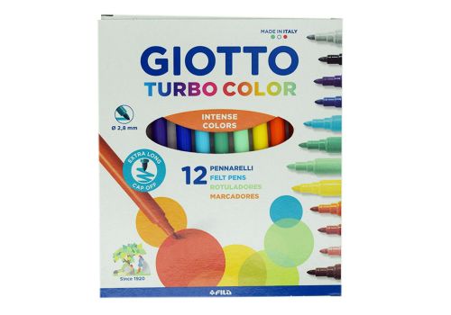 Giotto Turbo Color pennarelli colorati 12 pezzi