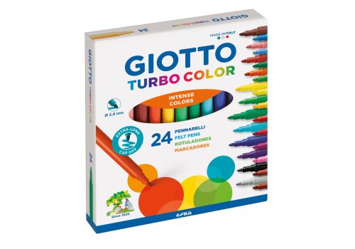 Giotto Turbo Color pennarelli colorati 24 pezzi