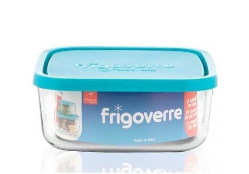 Bormioli Frigoverre Classic contenitore quadrato in vetro con coperchio 22 x 22cm 1 pezzo