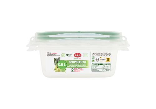 Snips contenitore ermetico 0,5 litri 2 pezzi